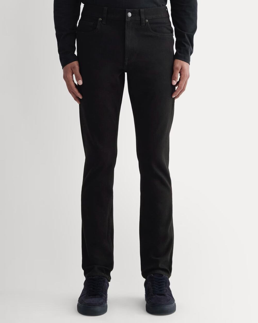 NWT Everlane Men's The Slim 4-Way Stretch Organic Jean Uniform Black 32x30